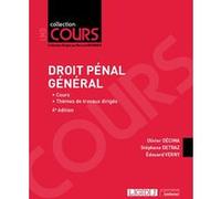Droit pénal général: Cours - Thèmes de travaux dirigés