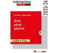 Droit pénal général Laurence Leturmy (Auteur), Patrick Kolb (Auteur)