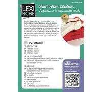 Droit Pénal Général - L'infraction Et La Responsabilité Pénale