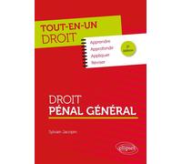 Droit pénal général - Sylvain Jacopin - Ellipses - broché - Scolaire / Universitaire