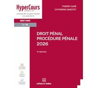 Droit pénal. Procédure pénale 2026. 17e éd.