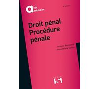 Droit pénal, procédure pénale. 9e éd.