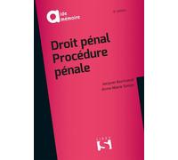 Droit pénal, procédure pénale 9ème édition - Anne-Marie Simon - Sirey - broché - Etude