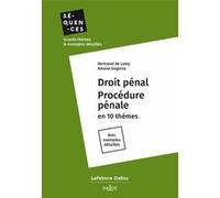 Droit pénal Procédure pénale Amane Gogorza (Auteur), Bertrand de Lamy (Auteur)