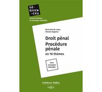 Droit pénal Procédure pénale - Amane Gogorza - Dalloz - broché - Etude