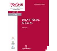 Droit pénal spécial 11ème édition - Valérie Malabat - Dalloz - broché - Etude