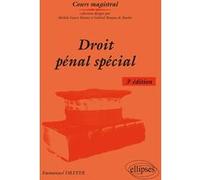 Droit pénal spécial, 3e édition Emmanuel Dreyer (Auteur)