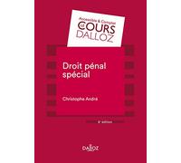 Droit pénal spécial - 6e ed.