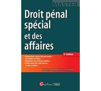 Droit pénal spécial et des affaires