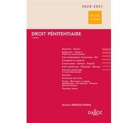 Droit pénitentiaire 2020/2021 Martine Herzog-Evans (Auteur)
