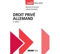Droit prive allemand 2eme edition 2ème édition - Jonas Knetsch - Lgdj - broché - Etude
