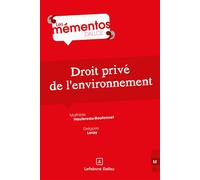 Droit privé de l'environnement. 1re éd. - Mathilde Boutonnet - Dalloz - broché - Etude
