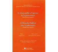 Droit public à l'épreuve de la gouvernance - Jacobo Ríos Rodríguez - Presses Univeau Perpignan - broché - Etude