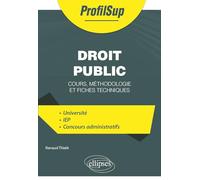 Droit public: Cours, méthodologie et fiches techniques