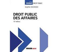 Droit public des affaires Sophie Nicinski (Auteur)
