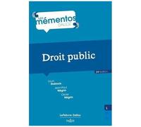 Droit Public - Memento Dalloz Série Droit Public 24e Édition