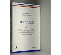 Droit public tome 1 Droit constitutionnel