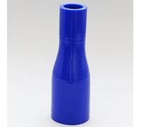 Droit renforcé en silicone Réducteur d'arrivée d'eau connecteur Tuyau pour l'air ou de l'eau - ID : 22 mm > 19 mm - Bleu