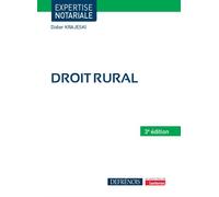 Droit rural - Didier Krajeski - Defrenois Eds - broché - Etude