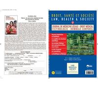 Droit sante et societe n1-vol4-serie e-2017 Sources inspiratrice en bioethique-la condition du chercheur scientifique - EDITIONS ESKA - Eska - broché - Revue