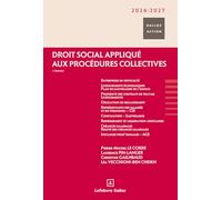 Droit social appliqué aux procédures collectives 2026/2027. 2e éd.