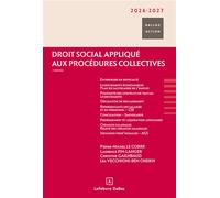 Droit social appliqué aux procédures collectives 2026/2027 2nde édition - Pierre-Michel Le Corre - Dalloz - broché - Etude