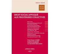 Droit social appliqué aux procédures collectives - Pierre-Michel Le Corre - Dalloz - broché - Etude