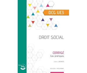 Droit social - Corrigé: UE 3 du DCG