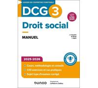 Droit Social Dcg 3 - Manuel - Edition 2025-2026