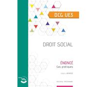 Droit social - Énoncé: UE 3 du DCG