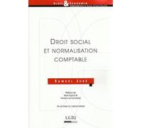 droit social et normalisation comptable: PRIX DE THÈSE DU CABINET VOLTAIRE