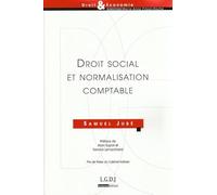 droit social et normalisation comptable: PRIX DE THÈSE DU CABINET VOLTAIRE