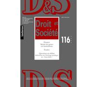 Droit & Société N°116-2024 Collectif (Auteur)