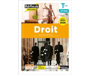 Droit - Term STMG Coll. Réflexe - Ed. 2026 - pochette Livre avec 1 CD audio - Patrick Mercati - Nathan Technique - Livre CD-ROM - Scolaire / Universitaire CD