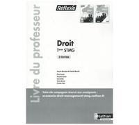 Nathan – Droit – Tle STMG – Coll. Réflexe – Livre du professeur