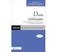 Droit vétérinaire - Une introduction au droit à l'usage des médecins vétérinaires