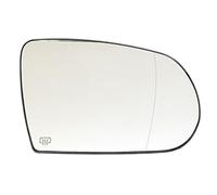 Droite Verre de Rétroviseur pour Jeep Compass 2007-2021, Glace Rétroviseur Chauffant Avec Plaque de Support, ABS Miroir de Rechange,2017-2021