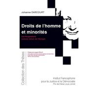 Droits de l'homme et des minorités L'ex Yougoslavie comme miroir de l'Europe - Johanne Darcourt - Inst.francophone Pour La Justice Et Democratie - broché - Etude
