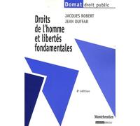 droits de l'homme et libertés fondamentales - 8ème édition