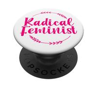 Droits des Femmes féminisme féministe Radical PopSockets PopGrip Adhésif
