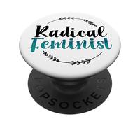 Droits des Femmes féminisme féministe Radical PopSockets PopGrip Adhésif