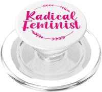Droits des Femmes féminisme féministe Radical PopSockets PopGrip pour MagSafe