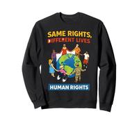 Droits des Femmes Nous Sommes Tous Humains Les Hommes sont de Grands Fans des Droits de l'homme Sweatshirt
