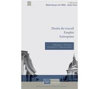 Droits du travail Emploi Entreprise Mélanges en l'honneur du Professeur François Gaudu Collectif (Auteur)