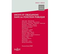 Droits et obligations dans la fonction publique 2022/2023