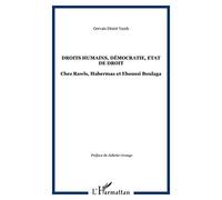 Droits humains, démocratie, Etat de droit: Chez Rawls, Habermas et Eboussi Boulaga