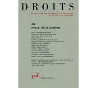 Droits N° 34/2001 : Mots De La Justice