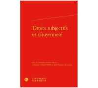 Droits Subjectifs Et Citoyenneté