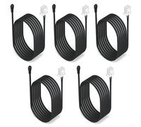 DROK Lot de 5 sondes de capteur de température 10K 1 mètre en résine époxy étanche NTC pour divers distributeurs d'eau, climatiseurs, réfrigérateurs, chauffe-eau, lave-vaisselle