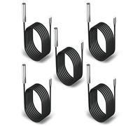 DROK Lot de 5 sondes de capteur de température 10K étanches en acier inoxydable NTC pour divers distributeurs d'eau, climatiseurs, réfrigérateurs, congélateurs, chauffe-eau, lave-vaisselle